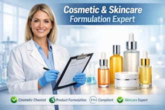 cosmetic and skincare formulation with compliance check