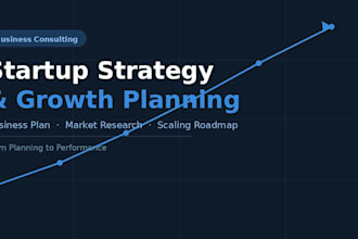 be your business consultant for startup and growth strategy