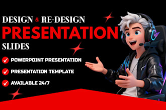 redesign revamp powerpoint presentation investor pitch deck canva slides