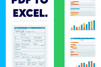 excel data entry, typing, PDF to excel, web research in 24hr