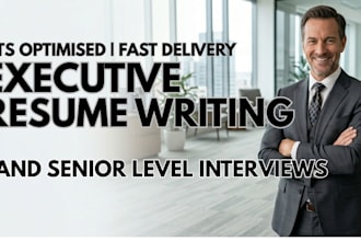 write executive resume ats compliant CV for senior level professionals