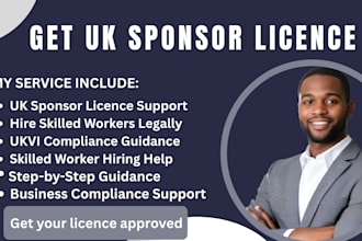 help you get UK sponsor licence to hire skilled workers