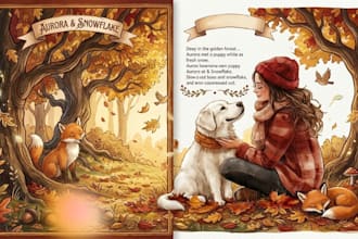 create children book illustration kids storybook art and picture book design