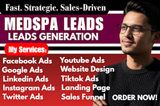 med spa leads skincare leads beauty clinic leads cosmetic clinic leads google ad