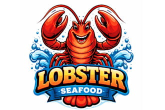 design high quality lobster logo with unlimited revision