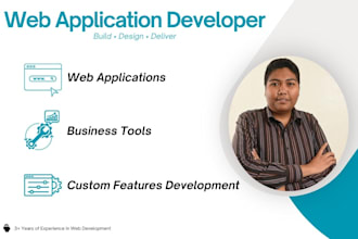 develop a custom web application