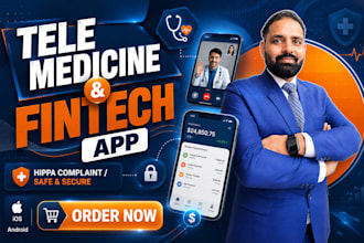 develop telehealth, telemedicine medical mobile app