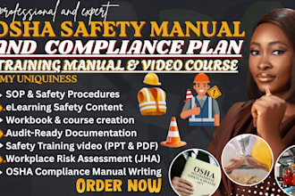 create osha workplace safety training video, compliance course safety PPT design