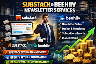 fully manage substack setup substack newsletter substack post beehiiv newsletter