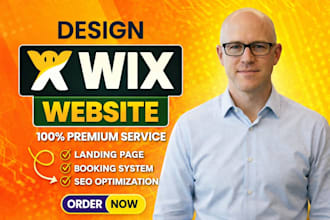 design a wix landing page with booking or appointment system