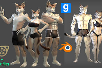 create, port, rig, convert sfm model for source filmmaker, gmod, tf2