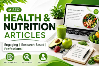 be your nutrition blog writer for website