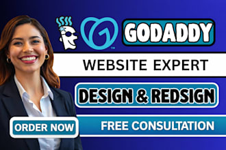 design godaddy website redesign godaddy website develop godaddy, landing page