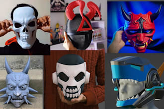 do 3d helmet cosplay props 3d mask cosplay helmet foam or stl for 3d printing