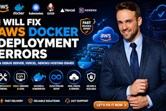 fix AWS docker deployment errors, debug server, vercel, heroku hosting issues