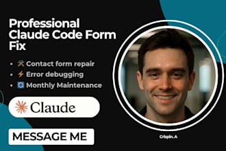 fix claude code broken contact forms issue claude code monthly site maintenance