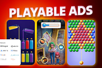produce HTML5 playable ads for your game campaigns