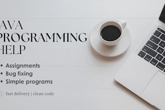 write java programs and help with coding assignments