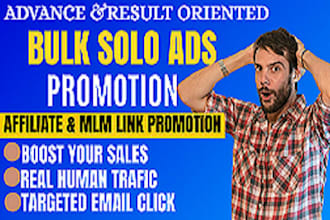 deliver your solo ads to a highly responsive list of one million subscribers