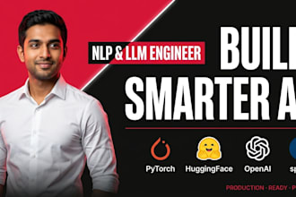 build a custom nlp pipeline or llm application using python for your business