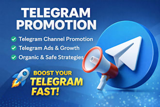 telegram promotion, telegram channel or group promotion, telegram marketing