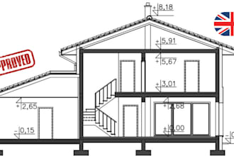 produce professional UK architectural drawings for planning and building regs