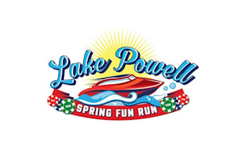 create a sleek modern logo for a charity poker run