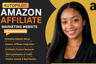 create autopilot amazon affiliate marketing website for passive income