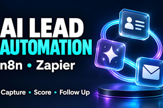 build ai lead generation workflows with n8n or zapier