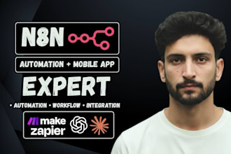 build n8n ai agent automations and custom mobile apps