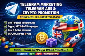telegram marketing telegram ads telegram promotion crypto promotion
