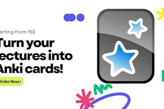 turn your study materials into anki flashcards