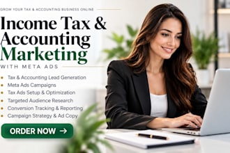 do income tax marketing with meta ads, accounting leads, tax ads campaigns