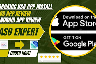 mobile app promotion, mobile app install, app, 500 install users rating review