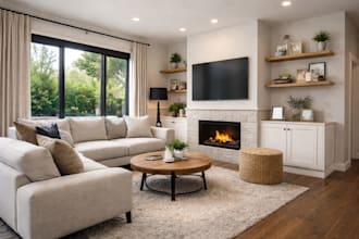 virtual staging for real estate photo and property listing