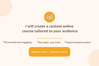 structure and organize your online course content