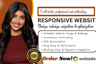 design or redesign squarespace website, hostinger, wordpress, webador, canva wix