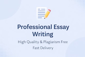 write professional essays ,articles and content for you
