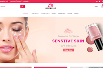 design skincare websites shopify store beauty websites skincare shopify