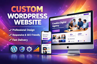 create custom wordpress website
