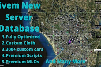 setup custom fivem server with mlo, esx, qb, maps, loading screen, clothing pack