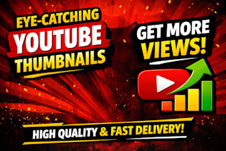design eye catching you tube thumbnails