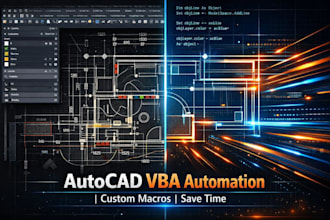 build vba macros for autocad tasks and workflows