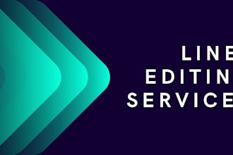 line edit your manuscript for you