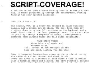 do script coverage for your screenplay