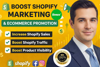 boost shopify marketing, ecommerce marketing promotion for shopify sales
