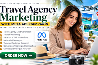 generate travel agency leads, tourism marketing vacation meta ads campaign