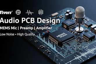 do smart audio pcb with mems mic, preamp and amplifier, mixers audio schematics