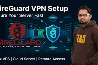 configure wireguard VPN on vps server and web based panel