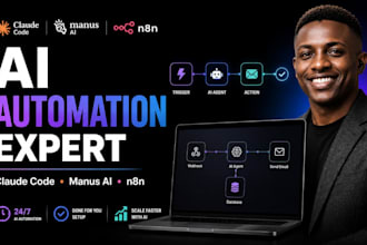 build advanced ai agent workflow automation with claude code manus ai and n8n